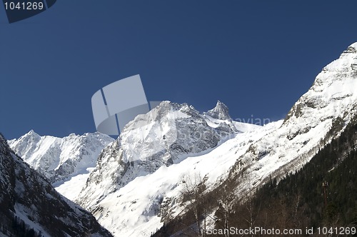 Image of Caucasus Mountains. Sofrudzhu.