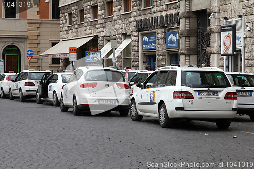 Image of Rome taxi