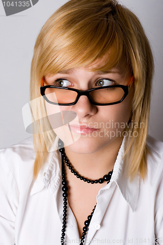 Image of  attractive young businesswoman 