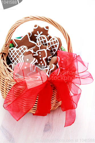 Image of basket of gingerbreads