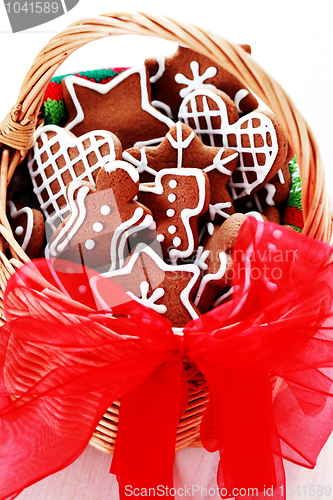 Image of basket of gingerbreads