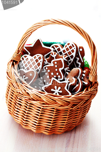 Image of basket of gingerbreads