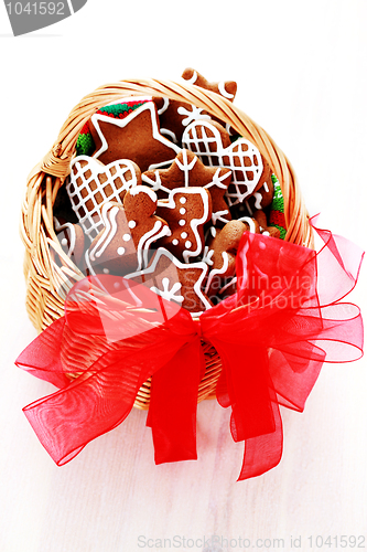 Image of basket of gingerbreads