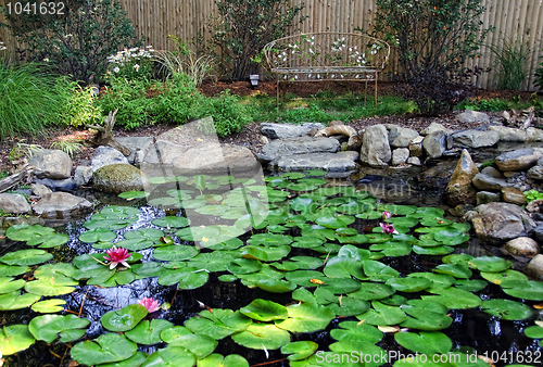 Image of Residential landscaped garden