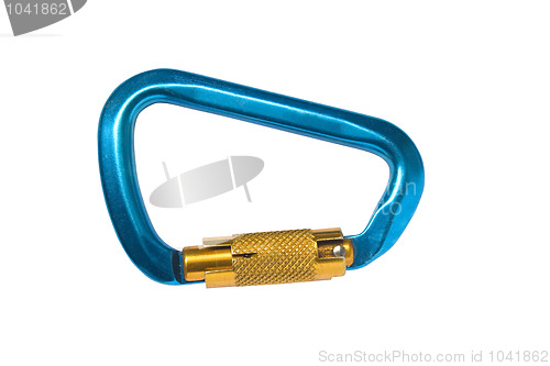 Image of Blue carabiner