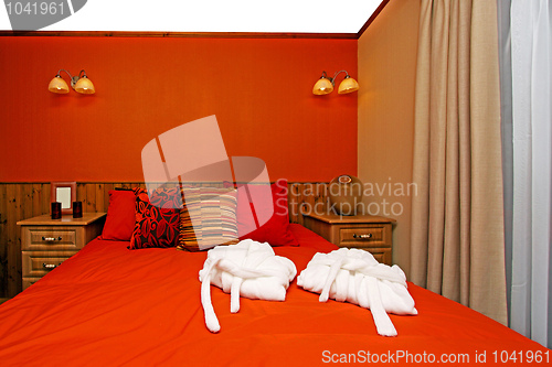 Image of Red bedroom