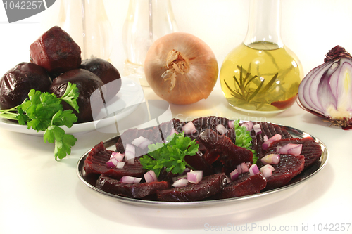 Image of red beet salad