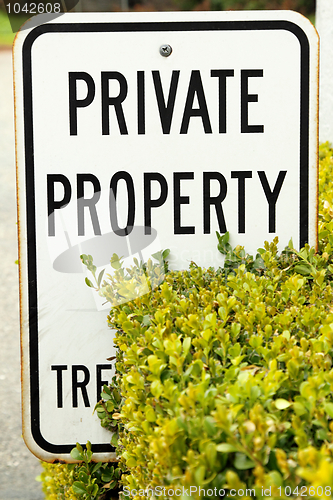 Image of Private property sign