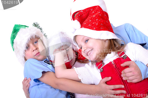 Image of Christmas children