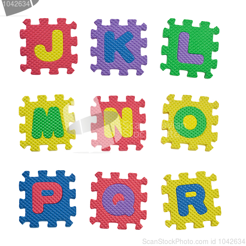 Image of Alphabets J to R