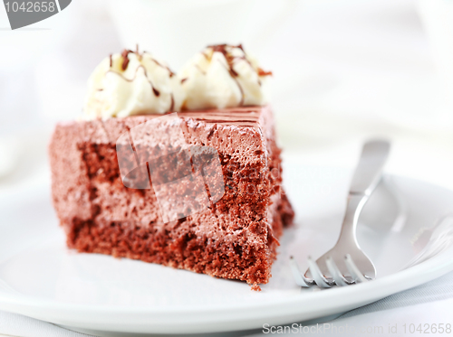 Image of Delicious chocolate cake