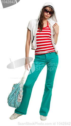 Image of Stylish teenage girl