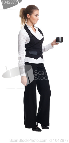 Image of Personal Assistant prepare cup of coffee