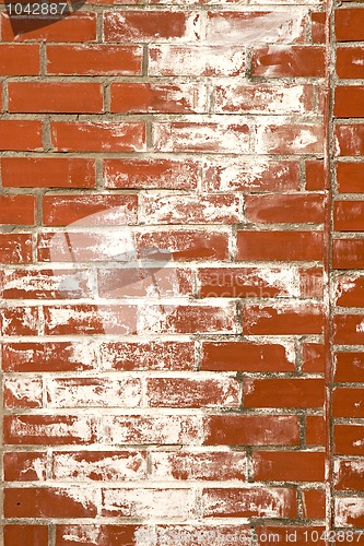 Image of vintage red brick wall