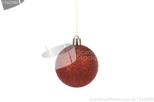 Image of Red christmas ball