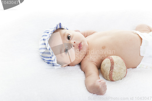Image of Baby Baseball Player
