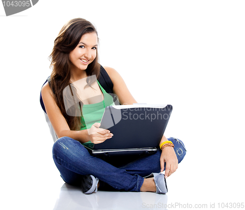 Image of Happy female student