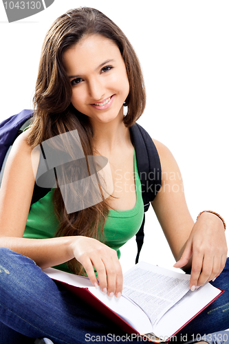 Image of Happy female student