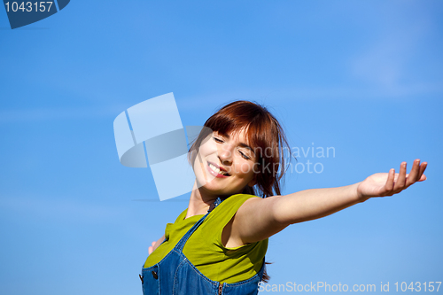 Image of Carefree woman