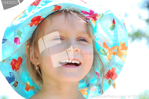 Image of bright summer smile