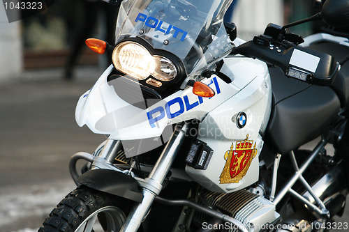 Image of Police motorcycle