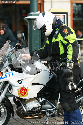 Image of Police motorcycle