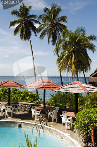 Image of swimming pool Caribbean Sea Soufriere St. Lucia