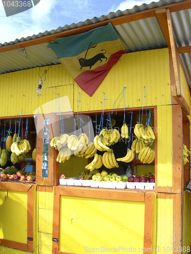 Image of produce fruit stand Scarborough Trinidad and Tobago