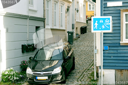 Image of Small street inthe Bergen