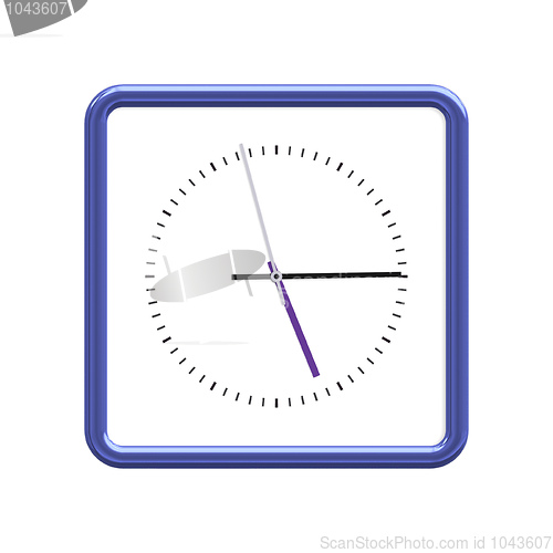Image of clock blue