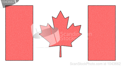 Image of The national flag of Canada