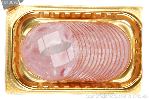 Image of Meat in golden packing