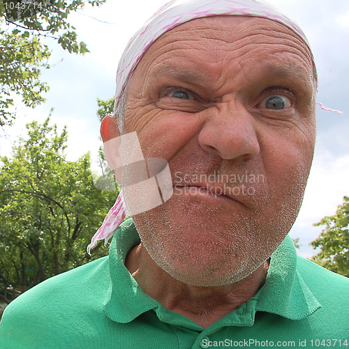 Image of funny senior man