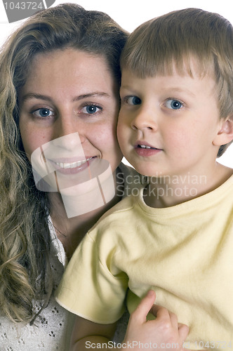 Image of mom and son