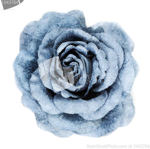Image of Blue fabrics rose