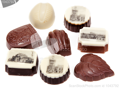 Image of Chocolate sweetmeats with type of the Prague