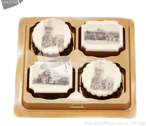 Image of Chocolate sweetmeats with type of the Prague