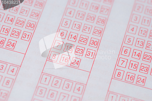 Image of Lottery ticket