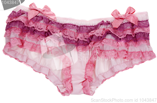 Image of Open-work lady panties in bow and lace