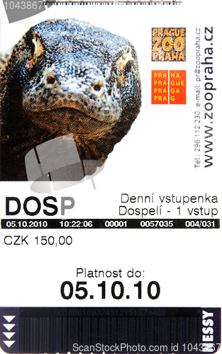 Image of Ticket in Prague zoo