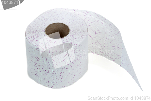 Image of Perforated toilet paper in roll