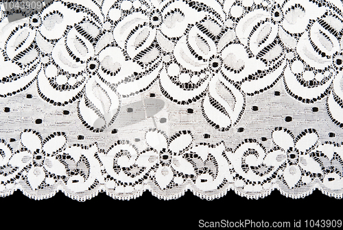 Image of Decorative white lace