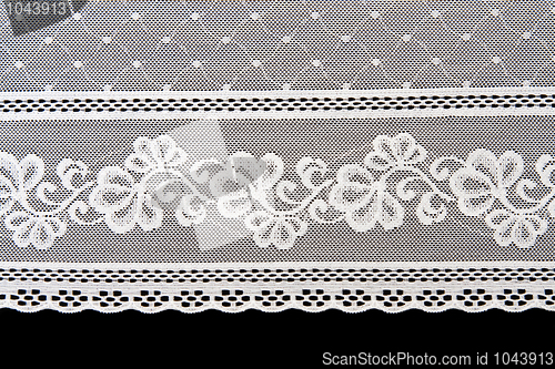 Image of Decorative white lace