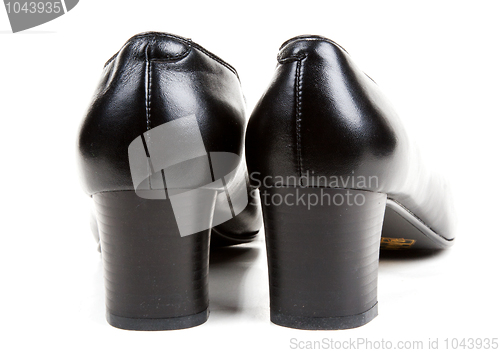 Image of Black feminine varnished loafers