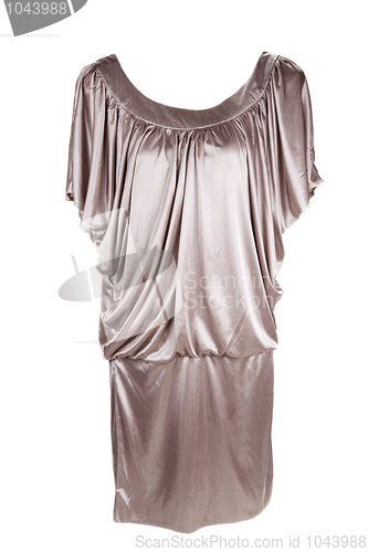 Image of Golden fashionable feminine gown