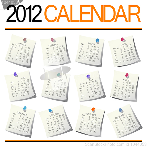 Image of 2012 Calendar