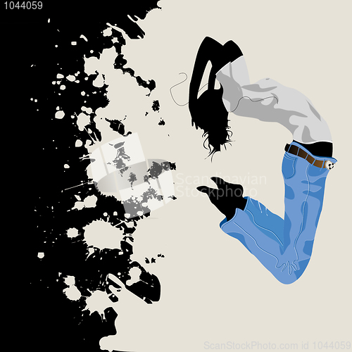 Image of Girl jumping 