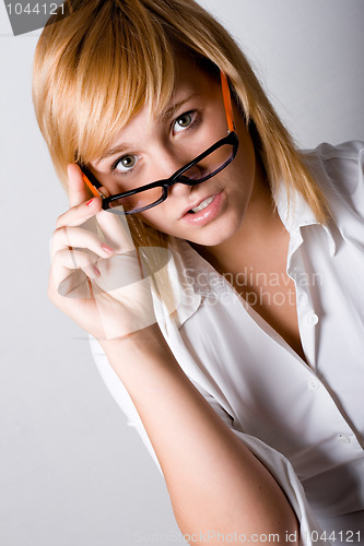 Image of young businesswoman 