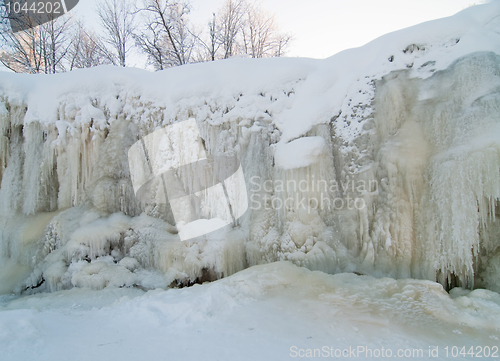 Image of Frozen waterfall