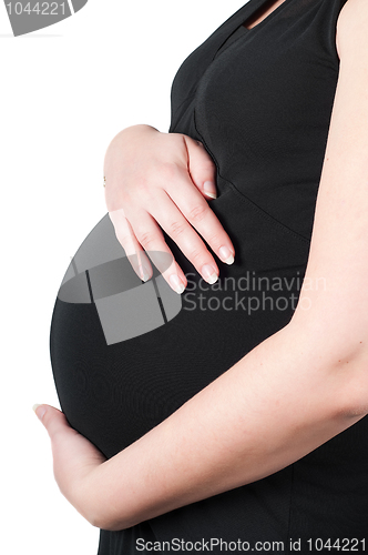 Image of Belly of pregnant woman